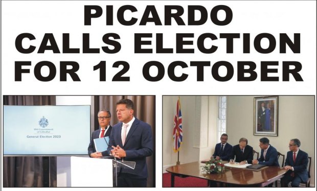 PICARDO CALLS ELECTION FOR 12 OCTOBER